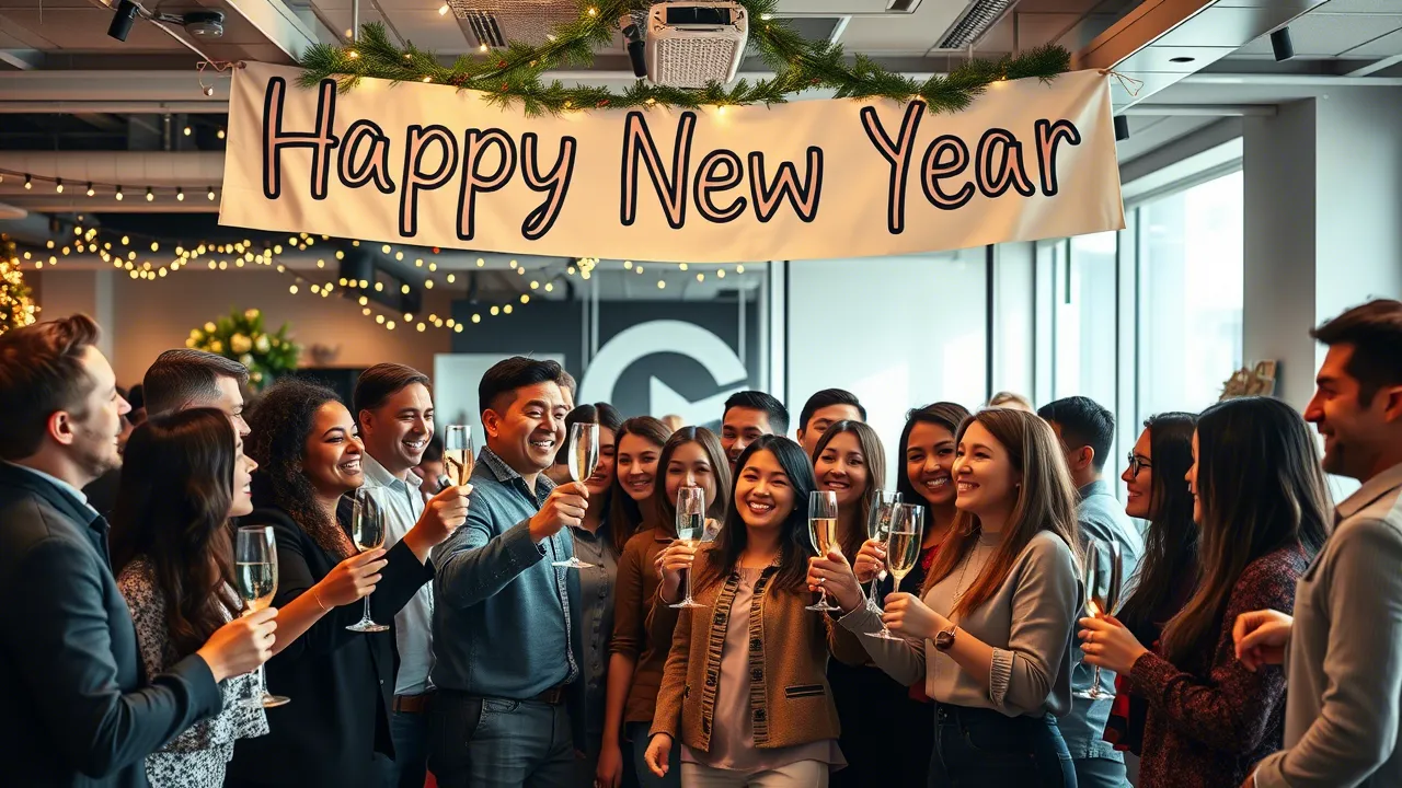 You are currently viewing 300+Happy New Year Message to Employees