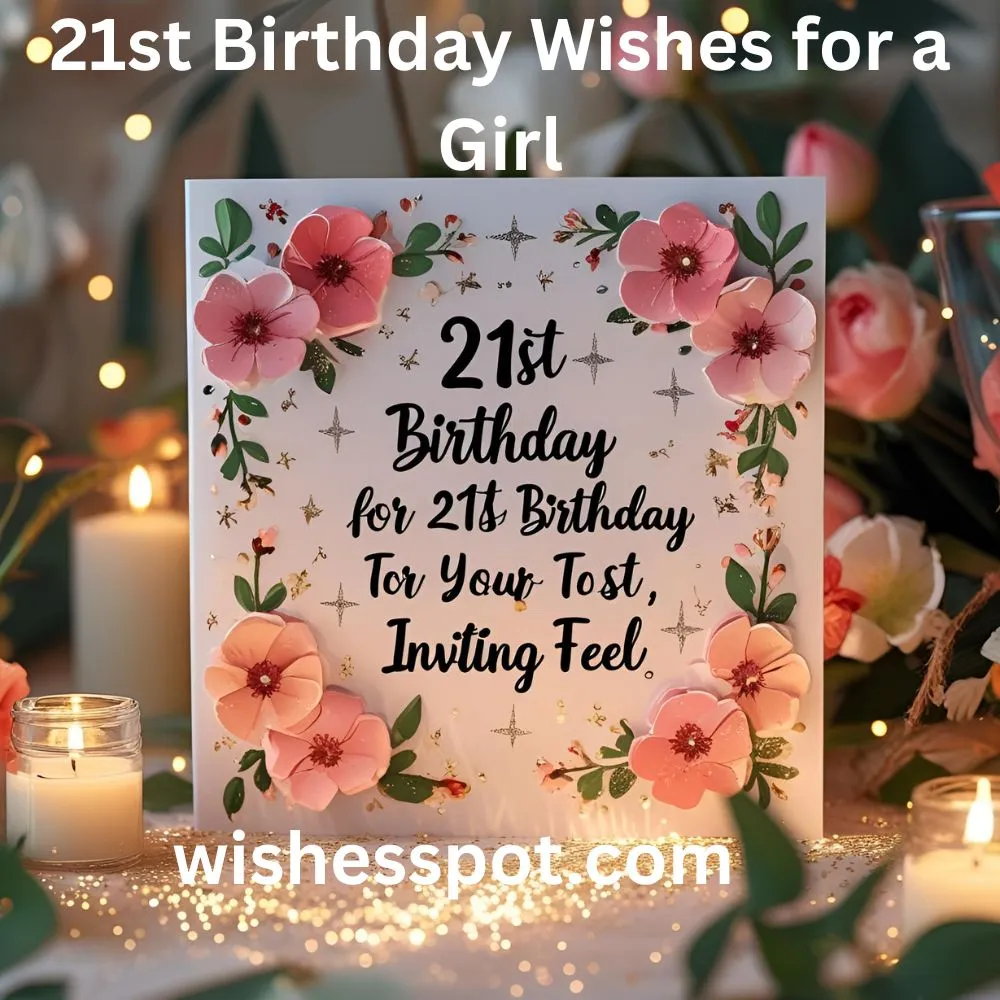 You are currently viewing 21st Birthday Wishes for a Girl 