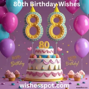 Read more about the article 80th Birthday Wishes