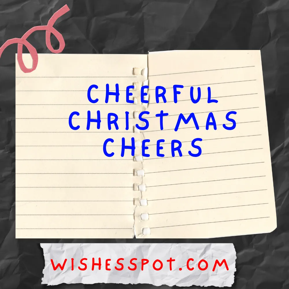Cheerful Christmas Cheers