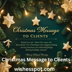 Read more about the article Christmas Message to Clients