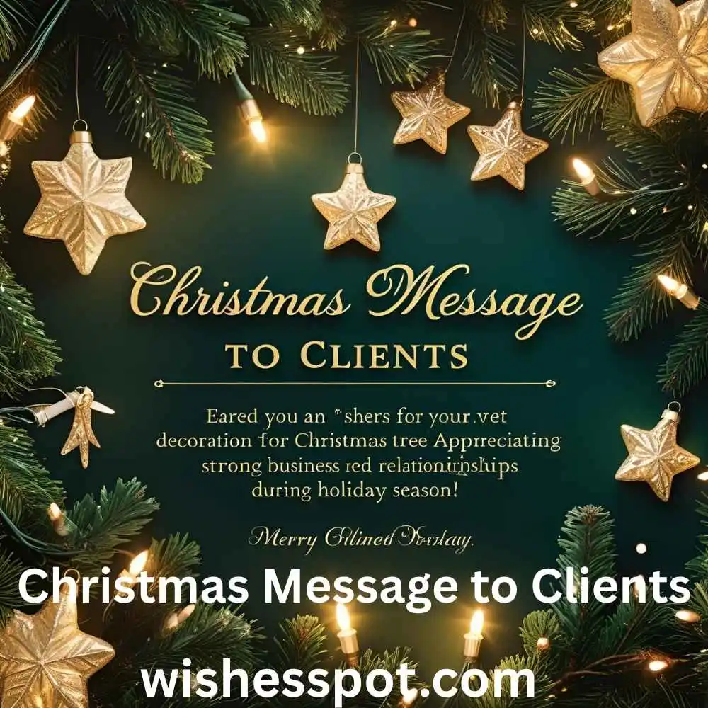 You are currently viewing Christmas Message to Clients