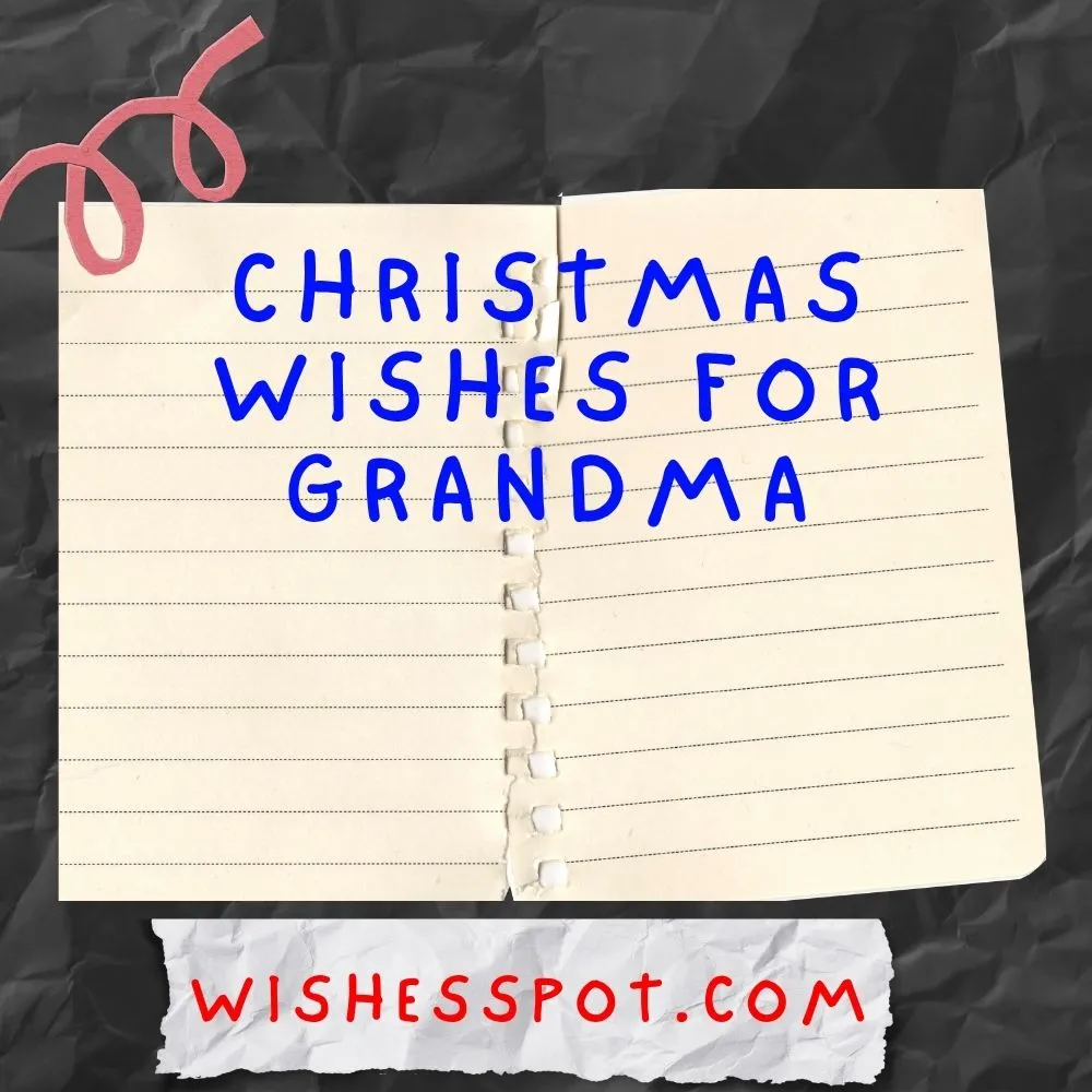 CHRISTMAS WISHES FOR GRANDMA