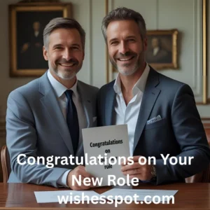 Read more about the article Congratulations on Your New Role