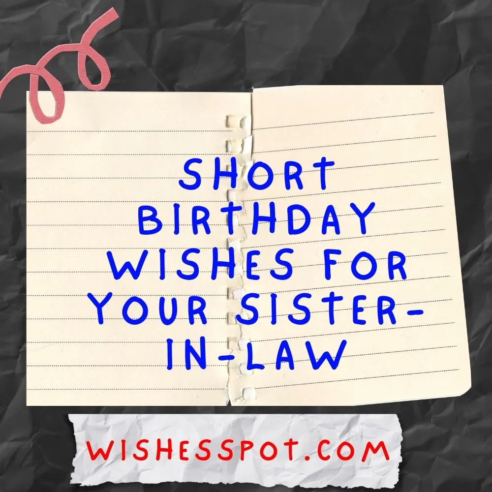 Short Birthday Wishes for Your Sister-in-Law