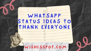 Read more about the article 200+WhatsApp Status Ideas to Thank Everyone for Birthday Wishes