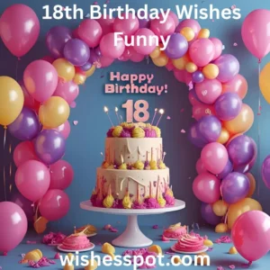 Read more about the article 18th Birthday Wishes Funny